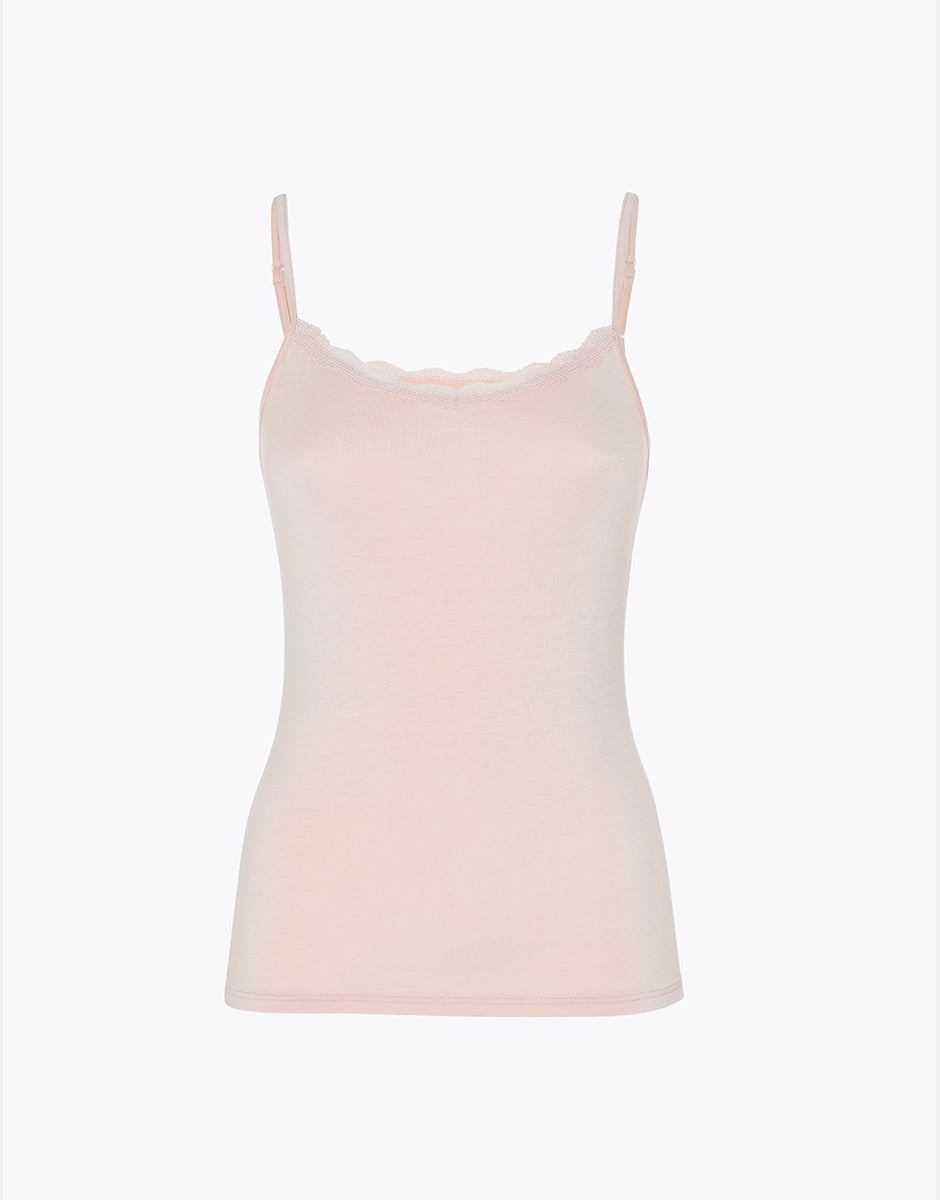 Lovable Basic Soul L7032 top rosa cipria con pizzo
