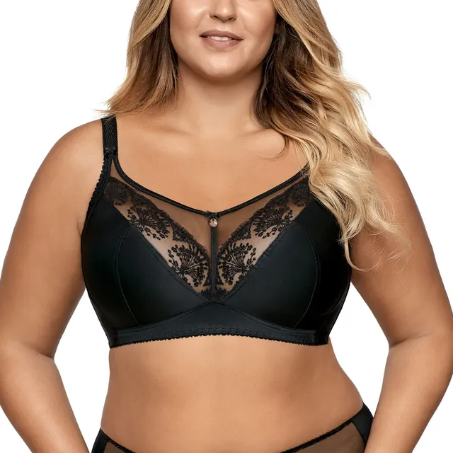 Ava 1691 Libi reggiseno non imbottito nero 4I ricamato