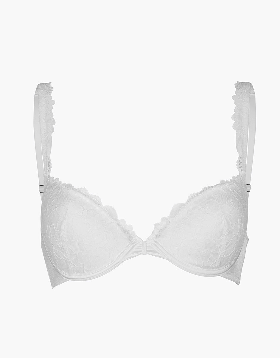 Lovable Beautiful Lace reggiseno push-up bianco latte in pizzo