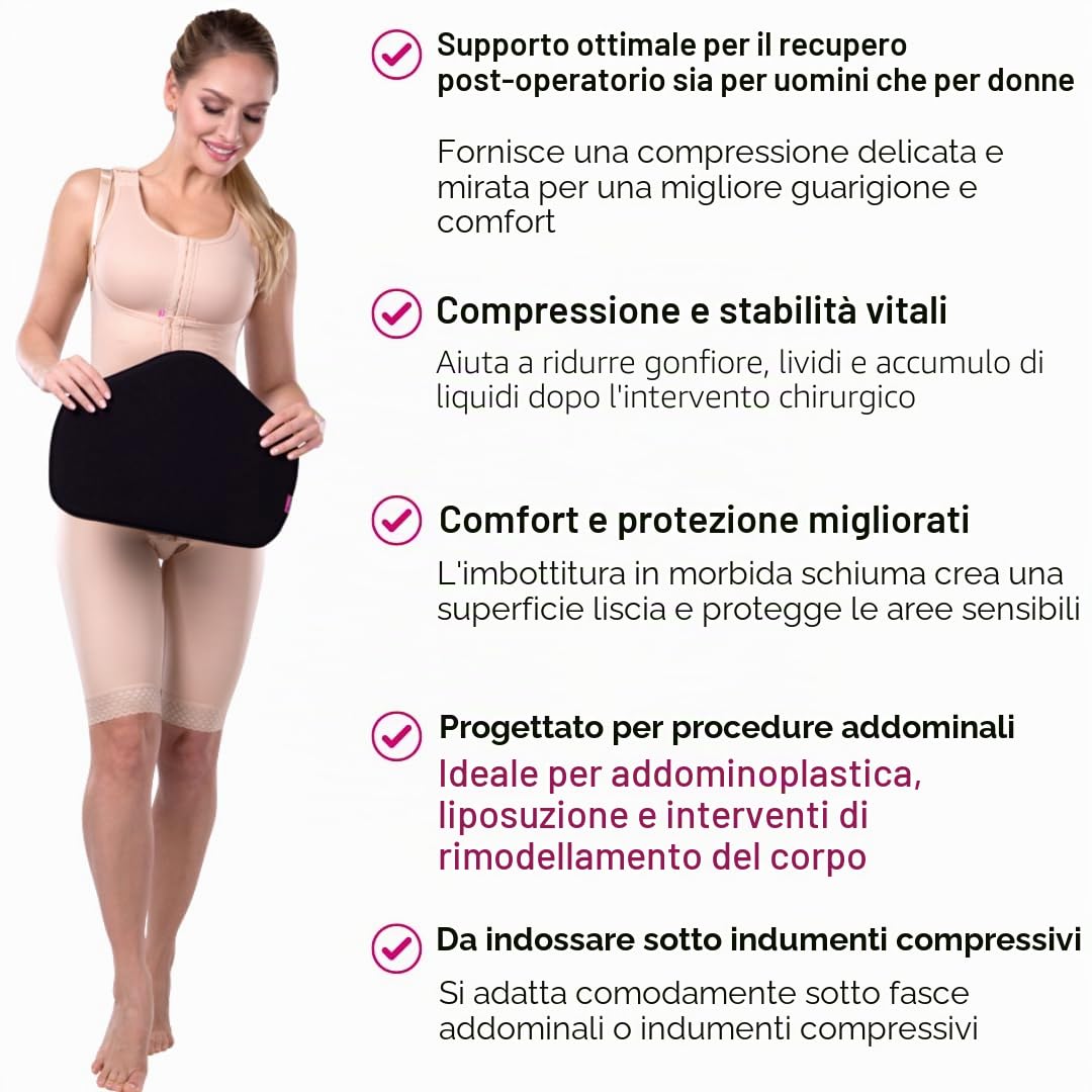 Lipoelastic KPad inserto schiuma nero S-M