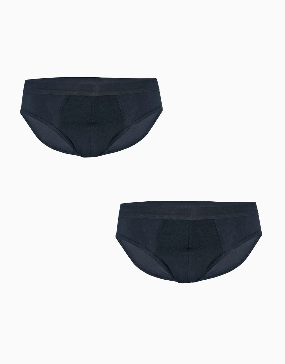 Lovable Man Cotton Stretch slip mini nero cotone