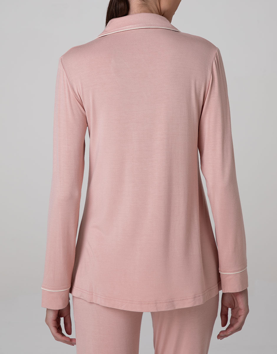 Lovable casacca aperta viscosa rosa blush manica lunga