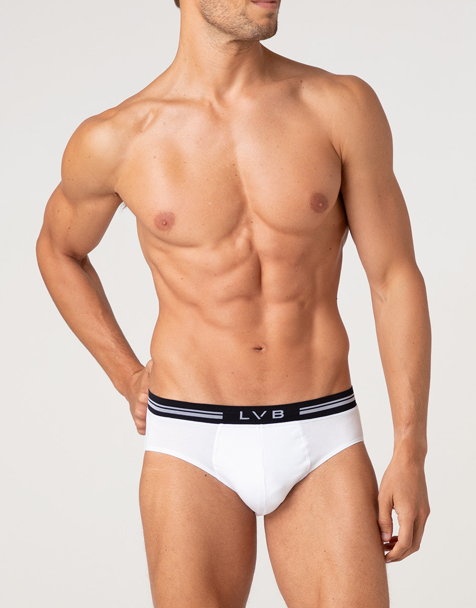Lovable Comfort 360 Stretch Cotton slip uomo bianco cotone