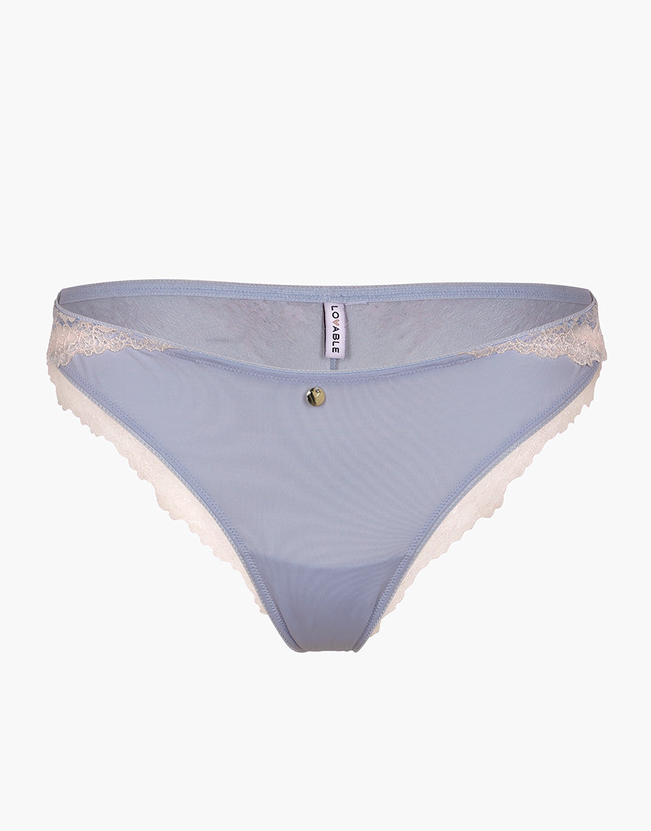 Lovable Density Lace brasiliana azzurra pizzo microfibra
