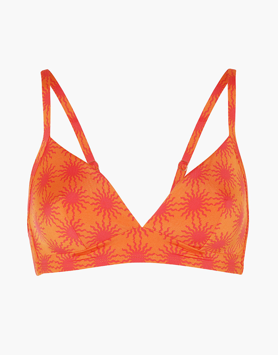 Lovable Essential Micro Triangolo Top Bikini Arancione Sole