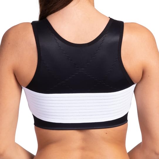 Lipoelastic SI 01 fascia seno post operatoria nero M/L stabilizzante