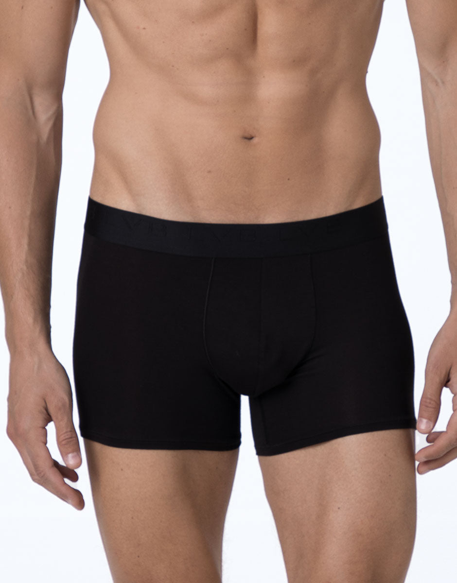 Lovable Man Ultra Stretch Modal Boxer Lungo Nero Stretch