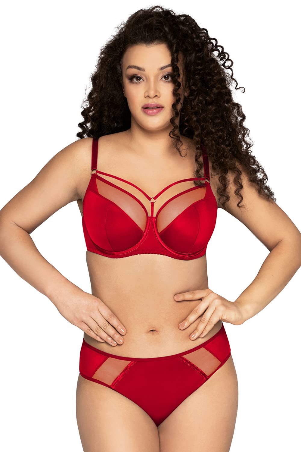Ava 1030/1 Novato Lux Maxi Reggiseno Semi Imbottito Rosso 1J