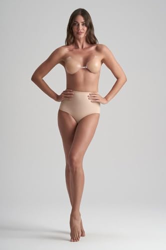 Bye Bra Silicone reggiseno adesivo beige push-up coppa A