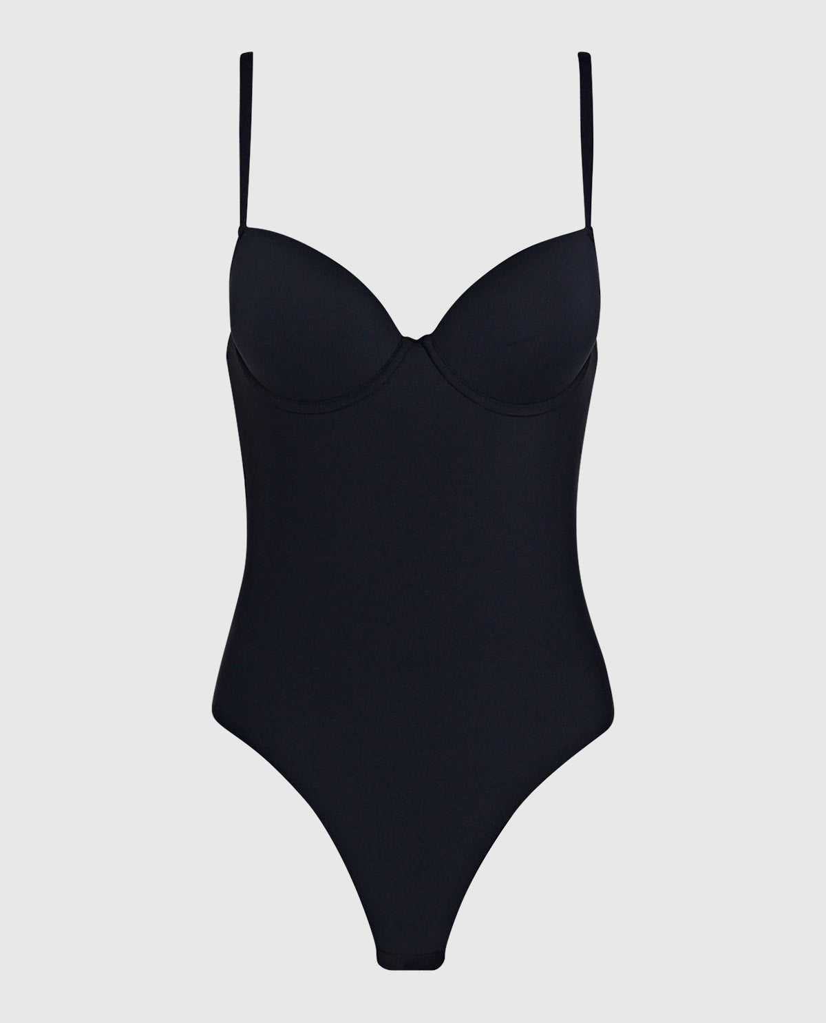 La Senza Smooth Shaping body perizoma nero con ferretto