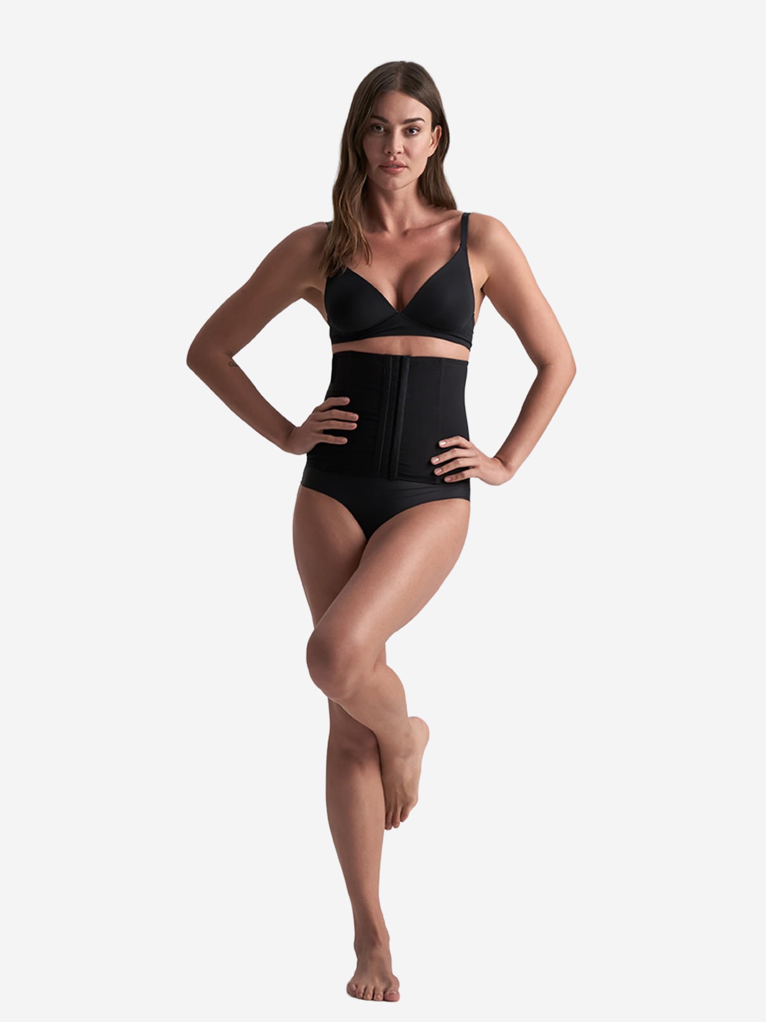 Bye Bra Powermesh guaina vita alta contenitiva nero controllo alto