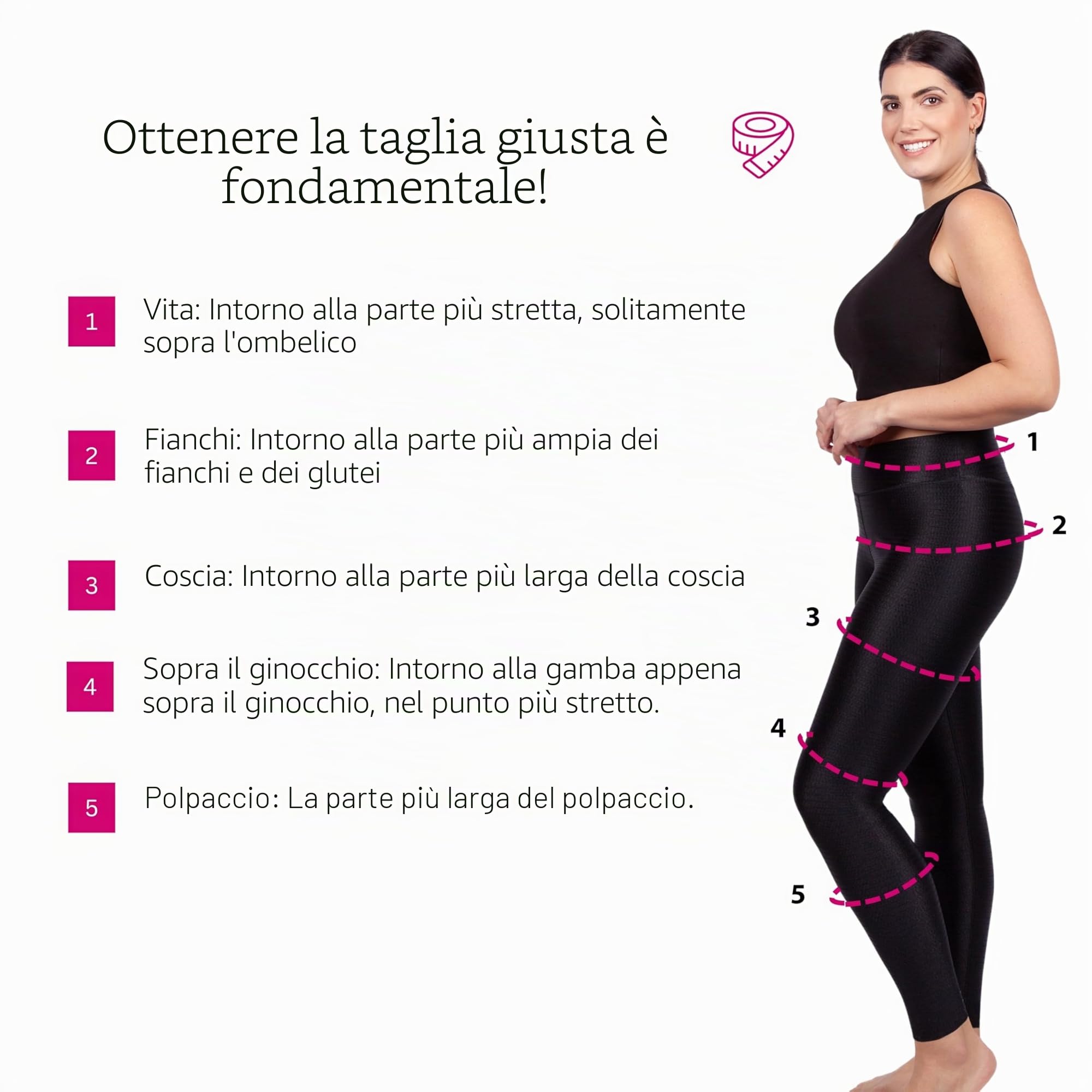 Lipoelastic Flow Leggings Modellanti Nero Taglia M