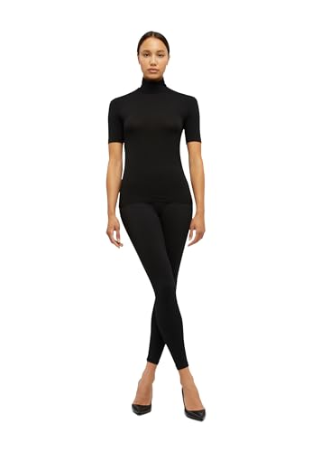 Wolford Aurora top donna nero S manica corta