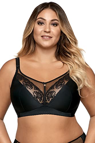 Ava 1691 Libi reggiseno non imbottito nero 4I ricamato