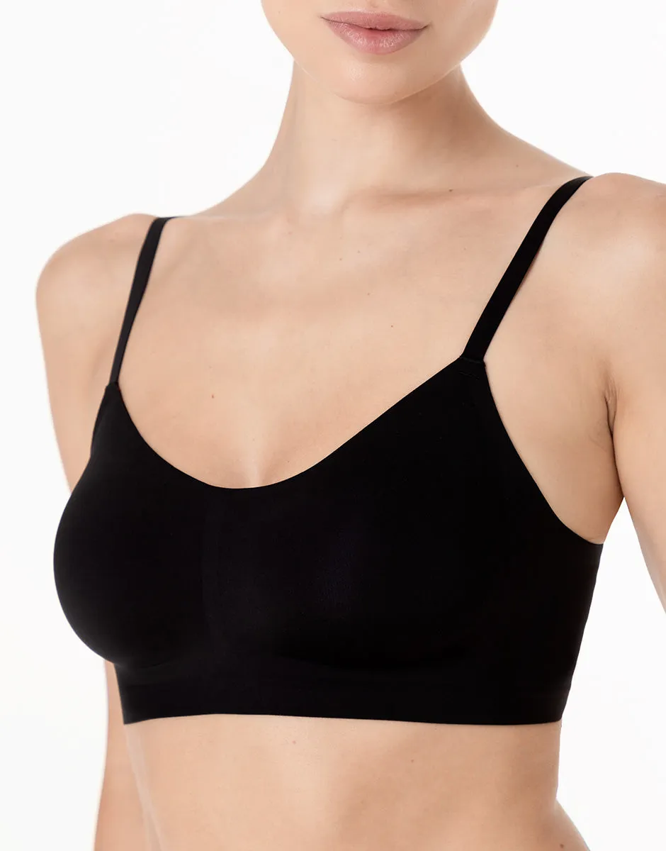 Lovable Invisible Fusion Brassiere Senza Ferretto Nero