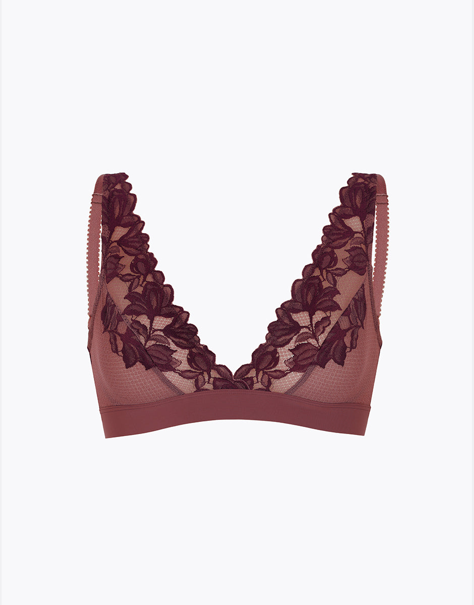 Lovable Elegant Muse reggiseno a vela senza ferretto amaranto