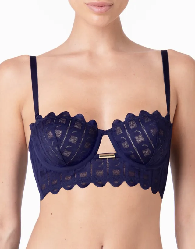 Lovable L'Allure Reggiseno Balconette Pizzo Viola