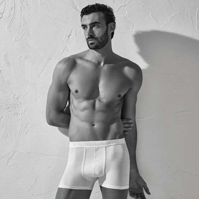 Intimami Boxer Uomo Elastico Esterno Cotone 3 Pezzi