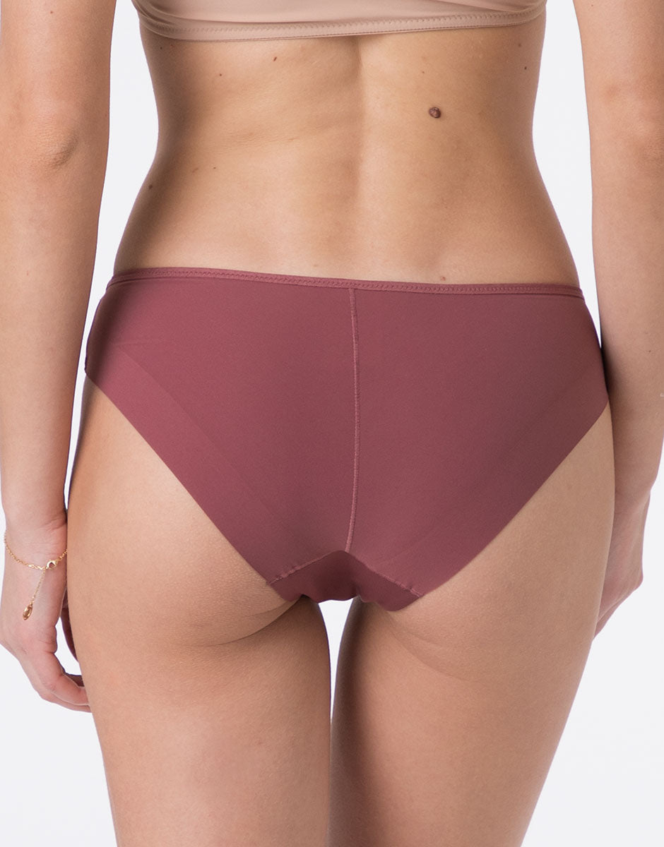 Lovable Invisible L0153 slip donna amaranto senza cuciture