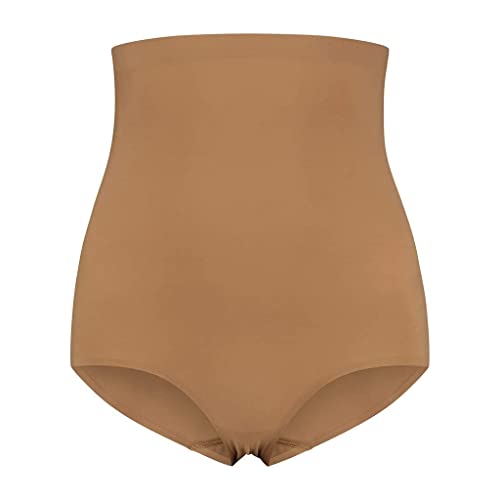 Bye Bra Invisibile mutandine vita alta marrone chiaro M