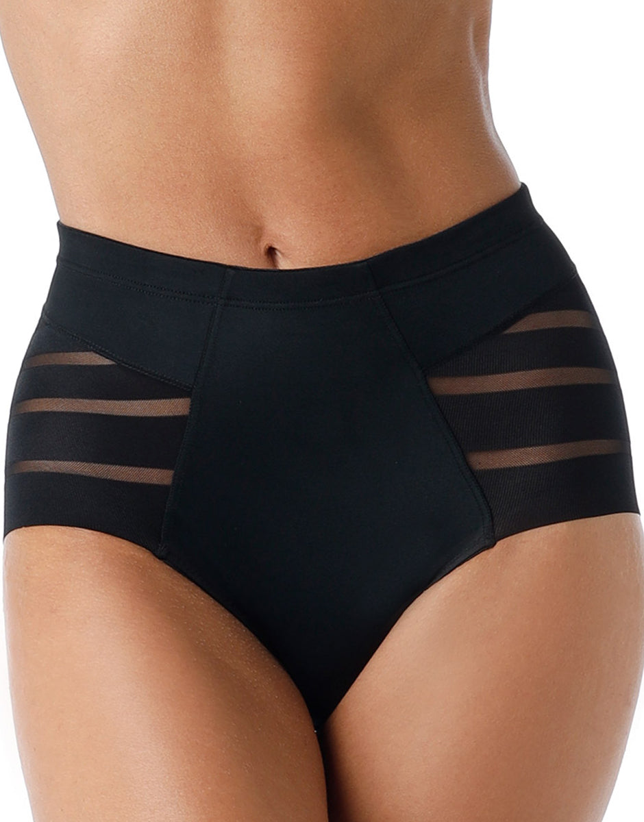 Lovable Fancy Shaping Guaina Vita Media Nera Modellante