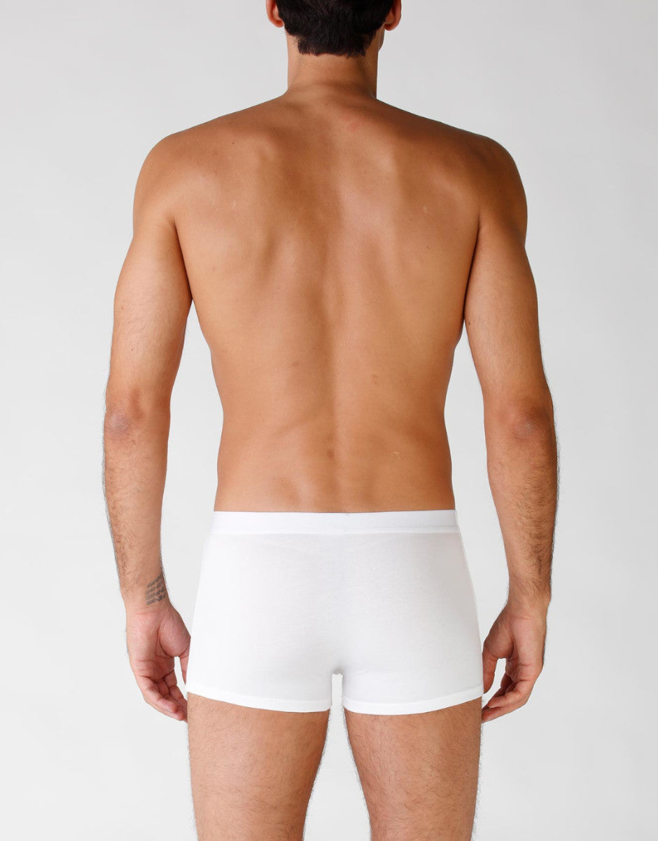 Lovable Man Boxer Cotone Elasticizzato x4 Bianco