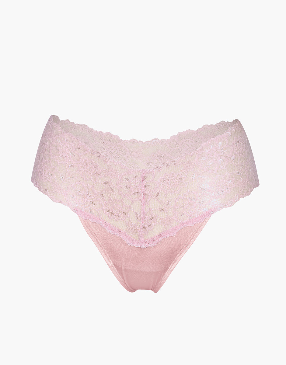 Lovable Table Panties brasiliano cotone rosa confetto