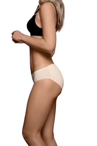 Bye Bra slip imbottito push-up beige vita bassa taglia S