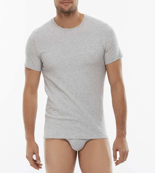 Lovable Cotton Stretch L05XUE1-026 t-shirt grigio cotone elasticizzato