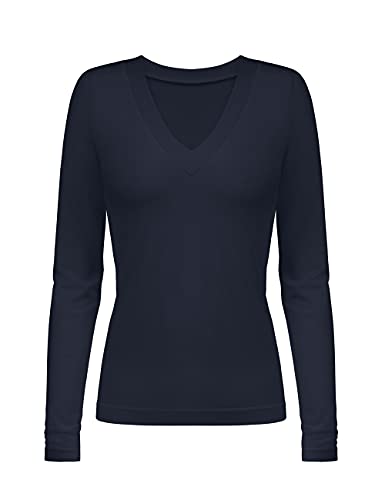 Wolford Aurora 56223 pullover scollo a V nero