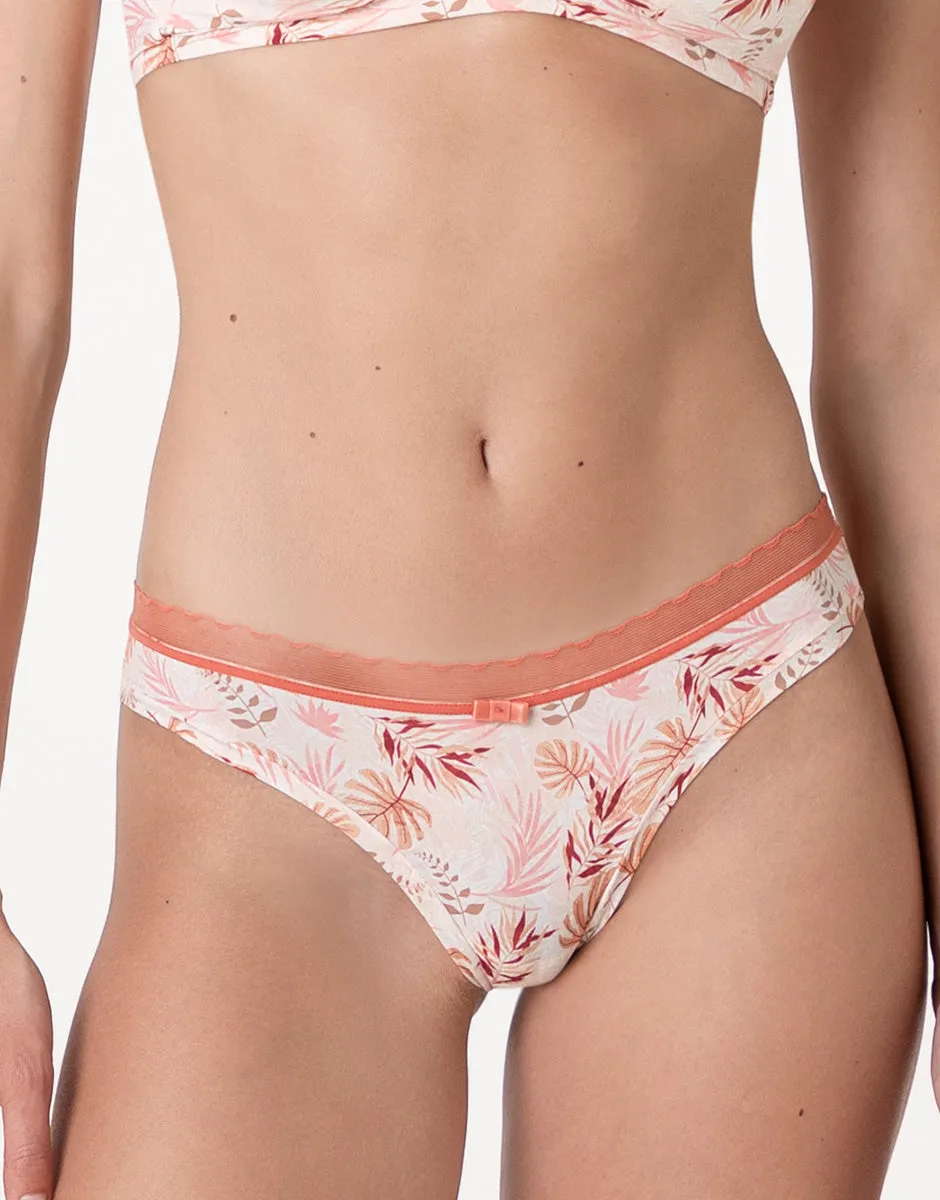 Lovable My Daily Comfort Brasiliano Rosa Polvere Stampato