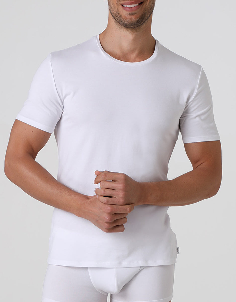 Lovable Man Premium Cotton L6016 t-shirt bianca
