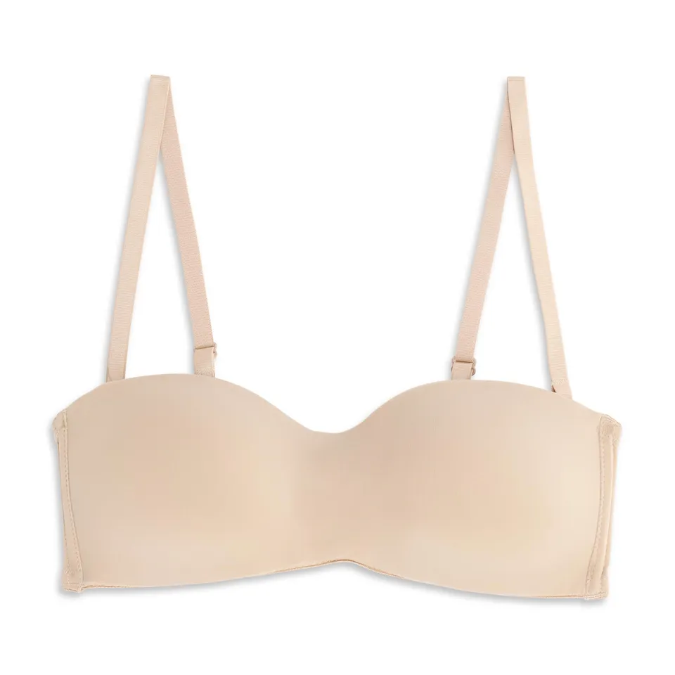 Cotonella Reggiseno a Fascia Imbottito 3B Senza Ferretto