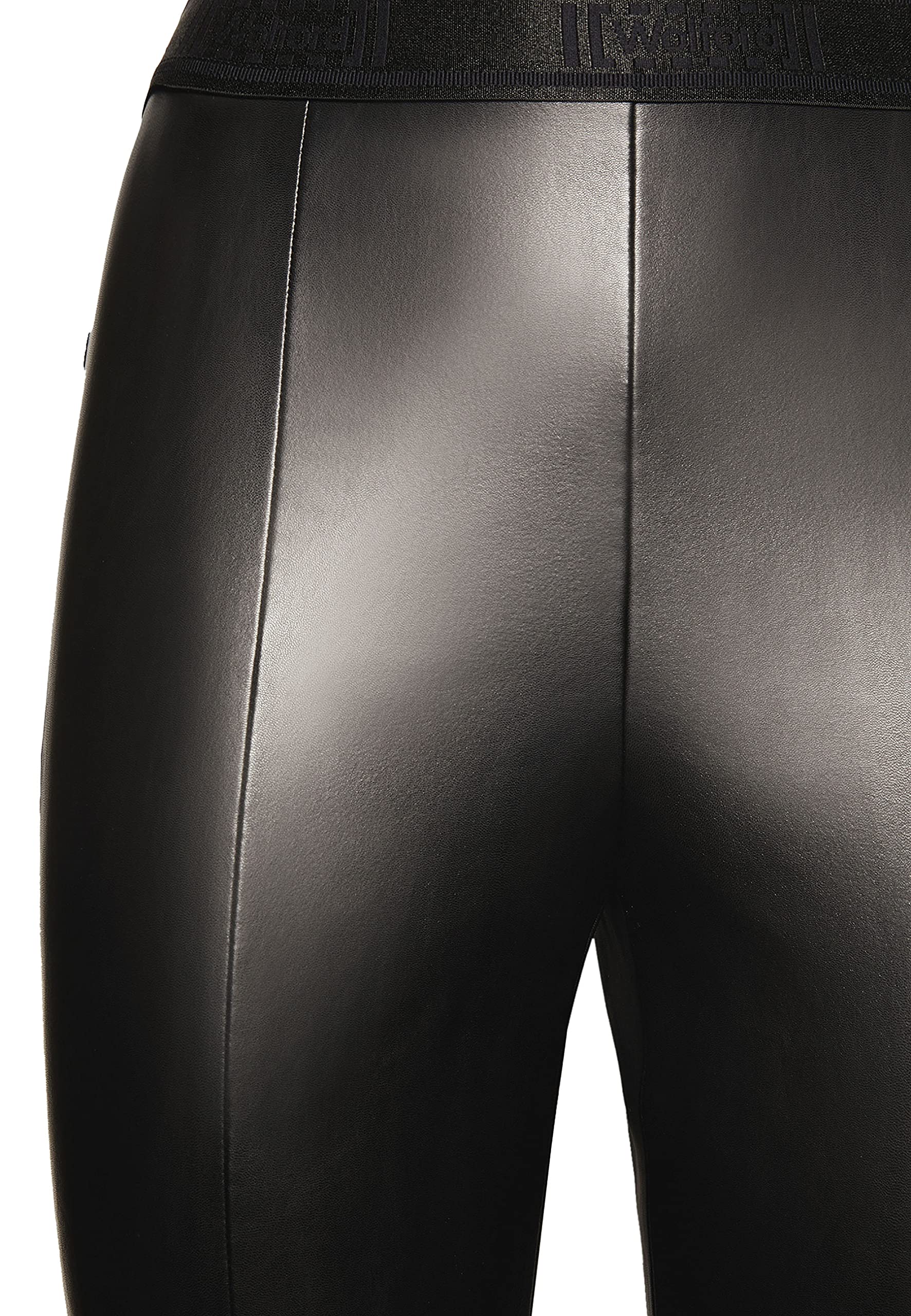 Wolford Jenna pantaloni flare pelle vegana neri