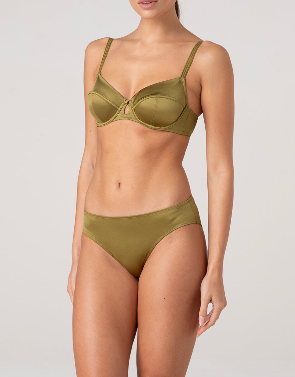 Lovable Chic Micro L0F1DP1 slip verde cardamomo microfibra