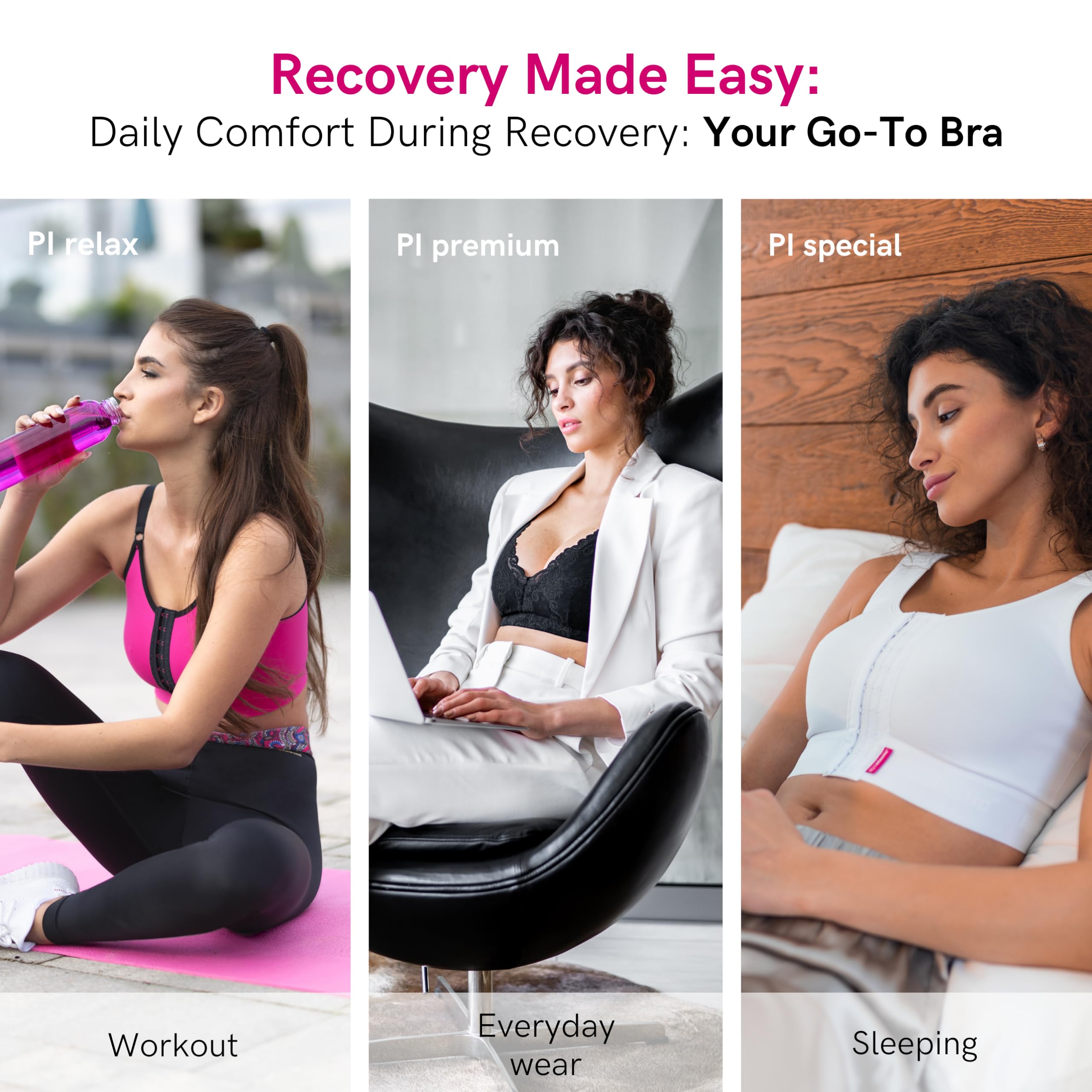 Lipoelastic PI Active reggiseno post-operatorio traspirante