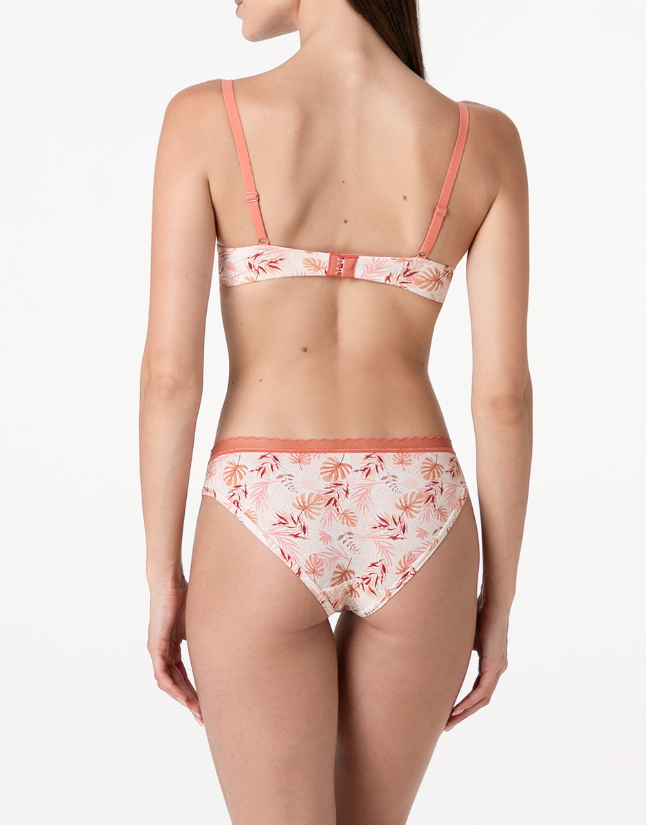 Lovable My Daily Comfort Printed slip rosa polvere microfibra