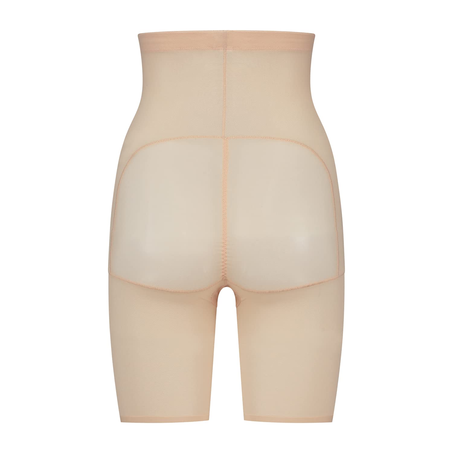 Bye Bra Powermesh guaina vita alta marrone chiaro alto