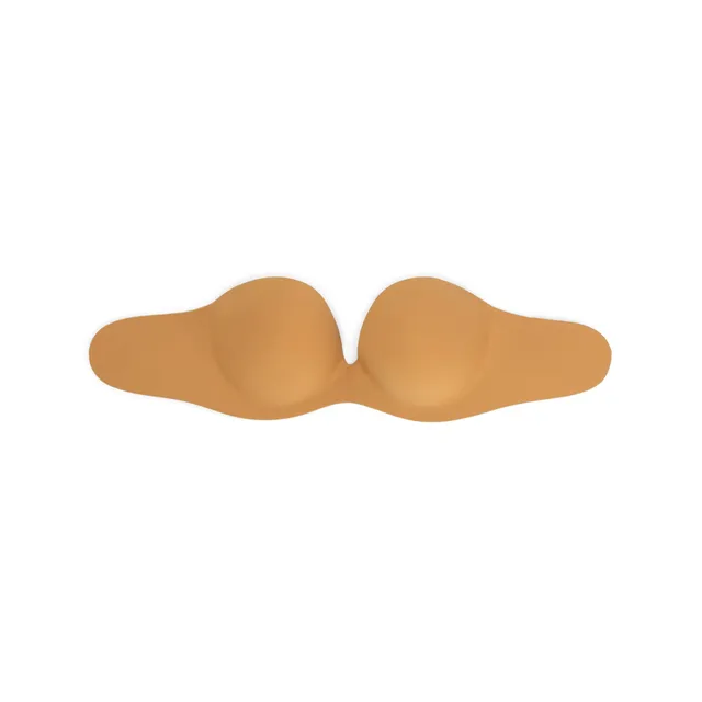 Bye Bra Gala reggiseno adesivo coppa A marrone chiaro schiena nuda
