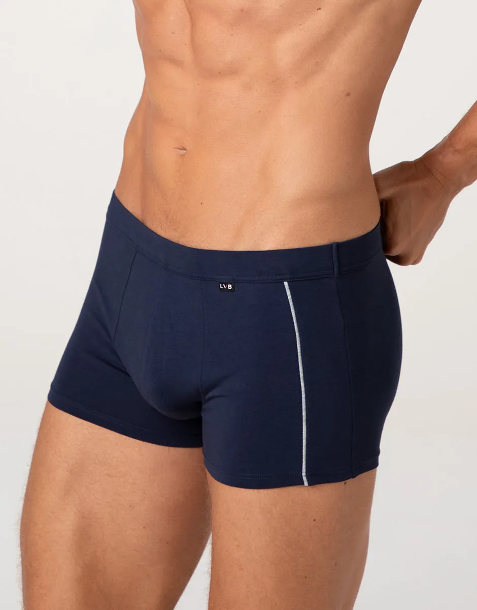 Lovable Dynamic Cotton boxer uomo blu notte cotone elasticizzato