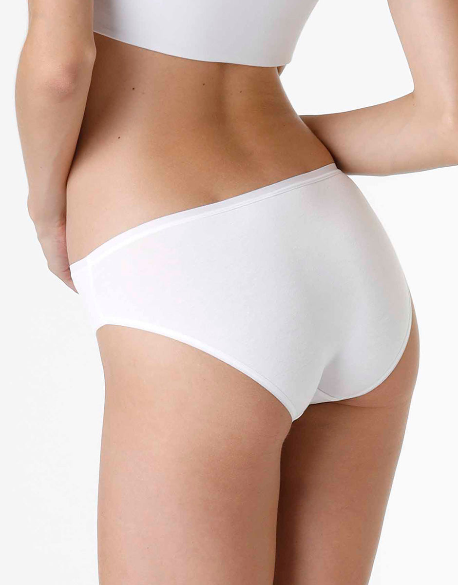 Lovable Lovely Slip Mini Bianco Cotone Modal