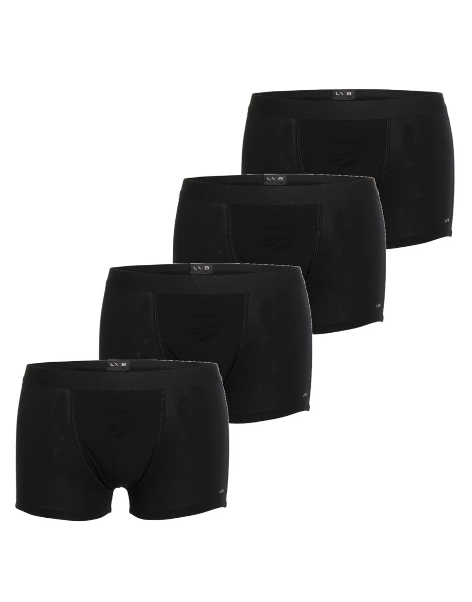 Lovable Man boxer cotone nero confezione 4 pezzi
