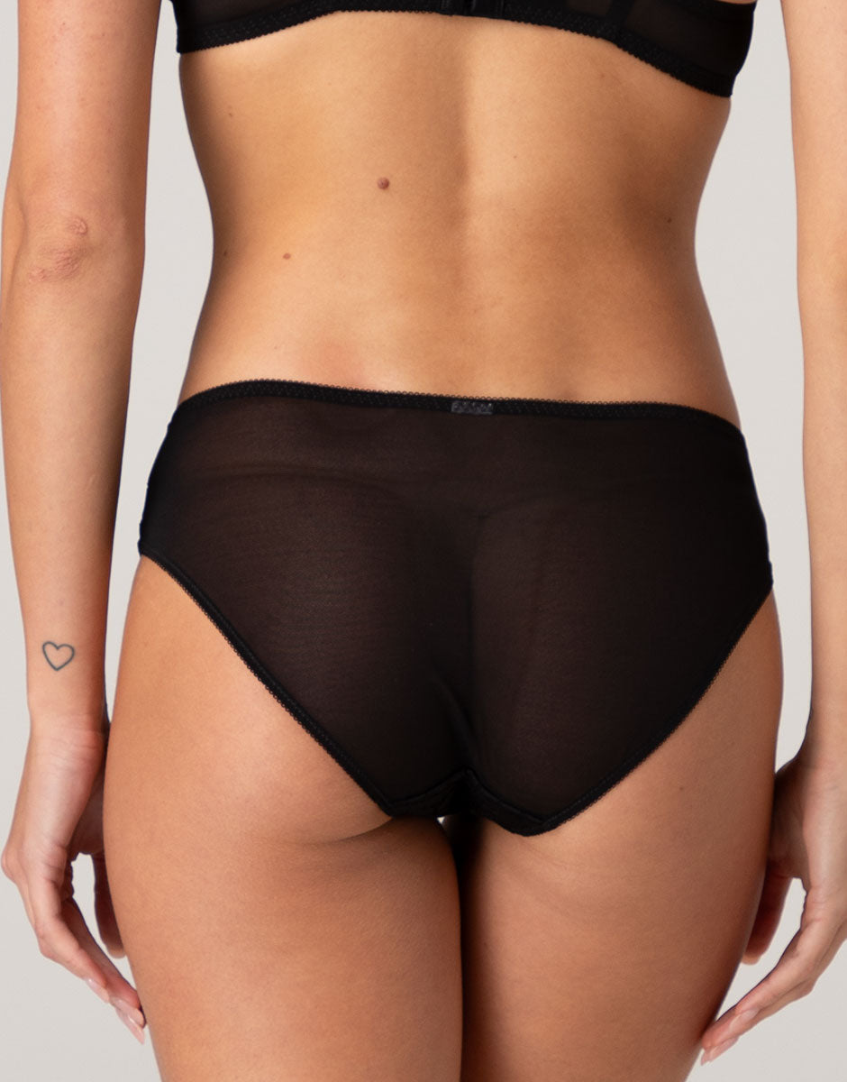 Lovable Dot Lace slip nero pizzo
