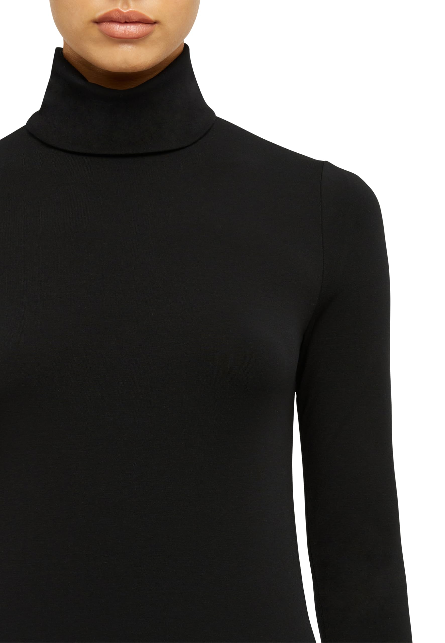 Wolford Aurora pullover nero senza cuciture