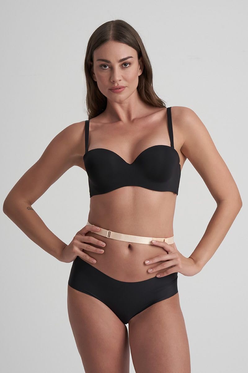 Bye Bra spalline schiena bassa reggiseno 2 ganci 3 pezzi