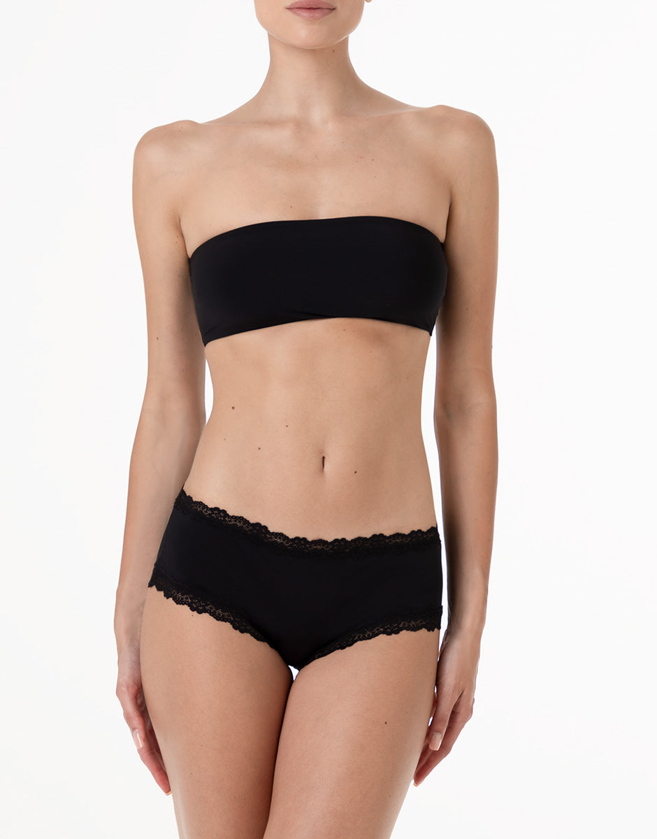 Lovable Lacy Micro culotte microfibra nero pizzo