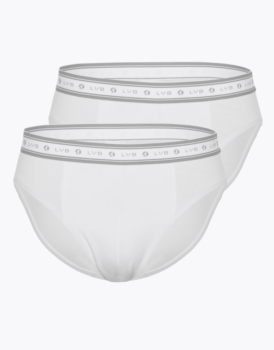 Lovable Man Slip Cotone Biologico Bianco x2