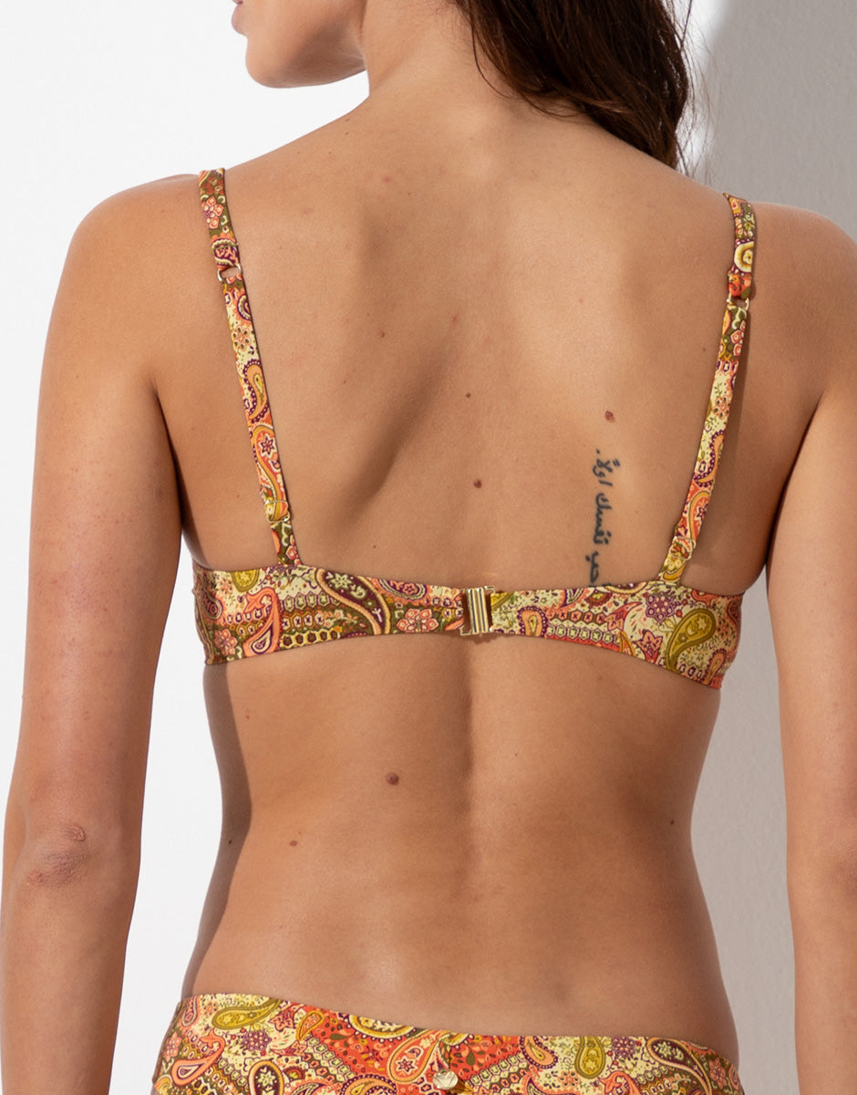 Lovable Braid Printed Micro reggiseno ferretto cachemire stampato