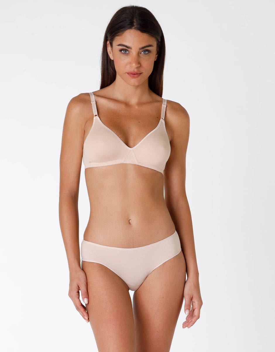 Lovable Cotton L1604E2 reggiseno senza ferretto bipack nude cotone