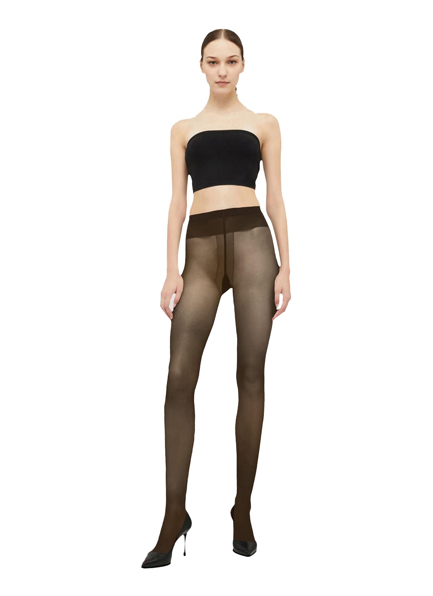 Wolford Individual 20 collant velati 20 denari nero